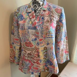 Carlisle multi color blazer